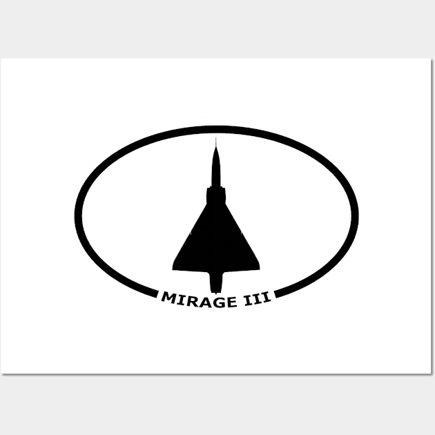 Mirage III Jet Fighter Airplane Wall Art by Webdango